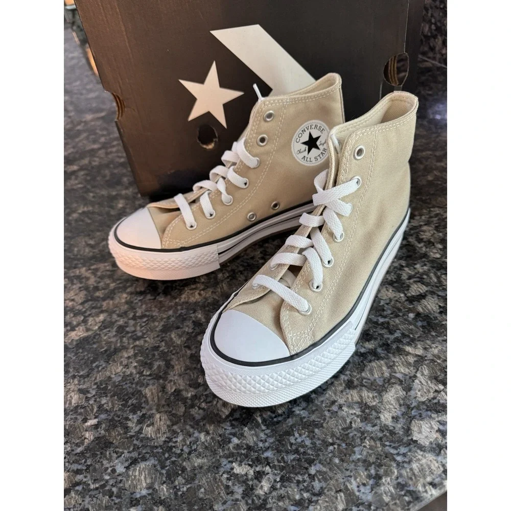 Size 3 YouthConverse‎ Chuck Taylor All Stars Eva Lift High Tops Shoes. Sneakers